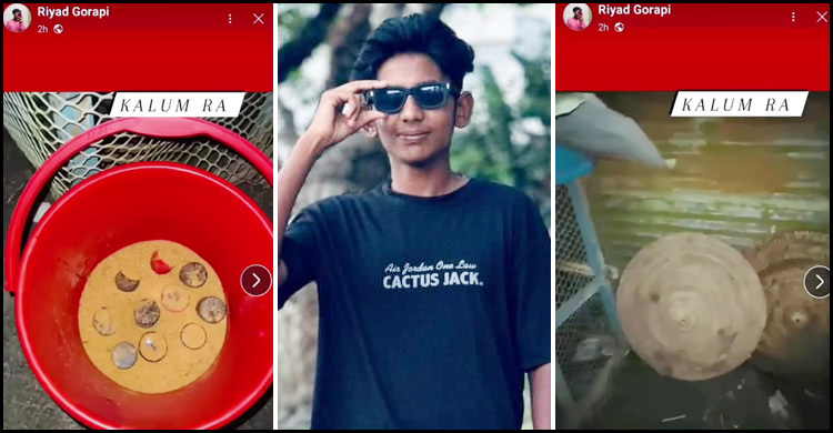 ফেসবুক স্টোরিতে দেওয়া অস্ত্র-বোমার ভিডিও ভাইরাল, যুবক আটক