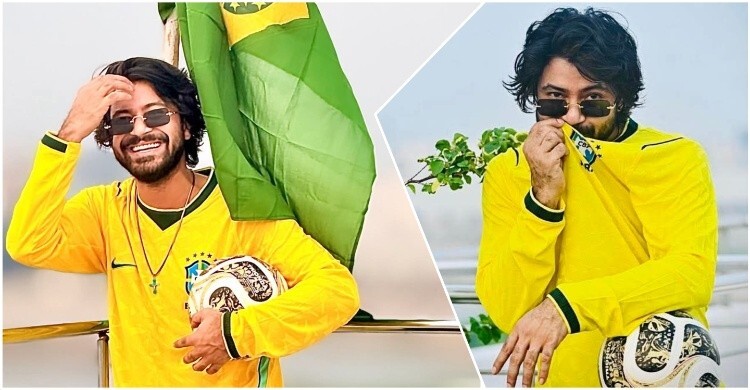 ব্রাজিলের পক্ষে শরিফুল রাজ, প্রিয় ফুটবলার রোনালদিনহো