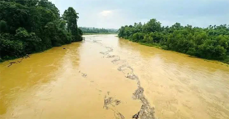 শেরপুরে পাহাড়ি ঢলে বিপৎসীমার ওপরে ৩ নদী