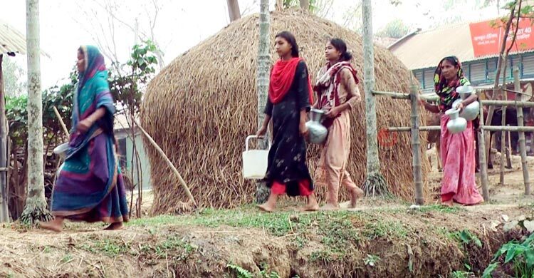 পানির অভাবে ধুঁকছে গারো পাহাড় এলাকা, অকেজো ৭০ শতাংশ টিউবওয়েল