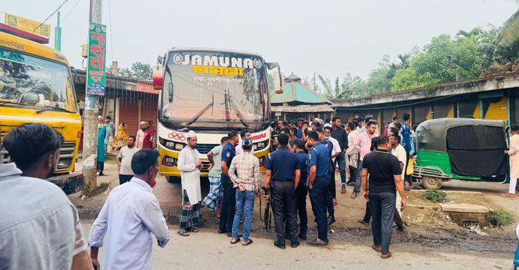 শেরপুরে চলন্ত বাসে নারী যাত্রীকে সংঘবদ্ধ ধর্ষণের অভিযোগ