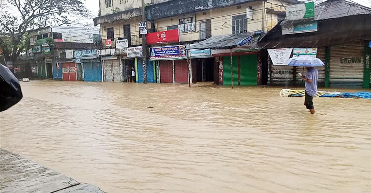 Over 100 villages flooded in Sherpur