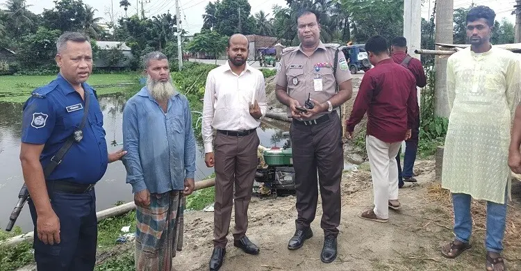 শেরপুরে অবৈধভাবে বালু তোলায় জরিমানা