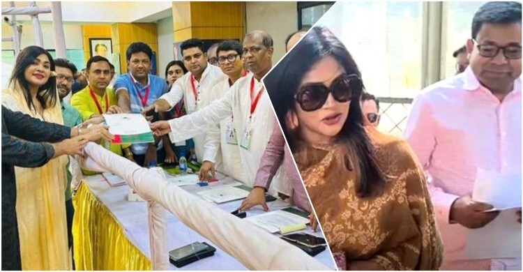 নৌকার প্রার্থী নায়িকা শিমলা এখন ধানের শীষের প্রচারে, ট্রলের বন্যা