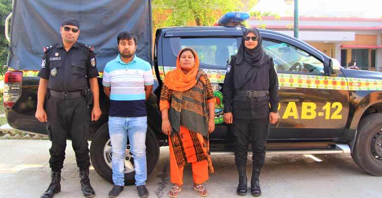 সিরাজগঞ্জে নারীসহ দুই মাদক কারবারি আটক