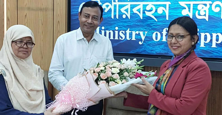 নৌপরিবহন মন্ত্রণালয়ের নতুন সচিব নূরুন্নাহার চৌধুরীর যোগদান