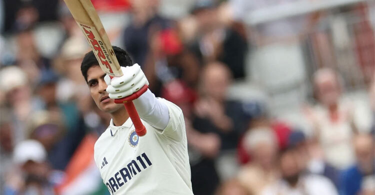 লড়াকু সেঞ্চুরি করে আউট শুভমান গিল, লড়ছেন ওয়াশিংটন-জাদেজা