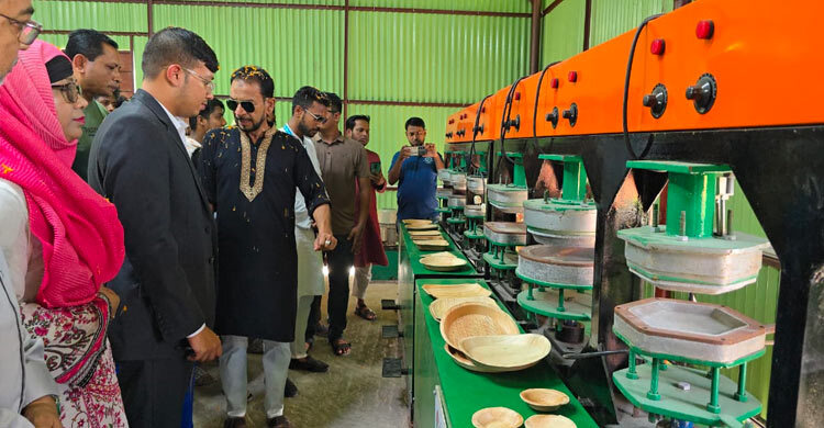 সুপারি খোল দিয়ে তৈরি হবে প্লেট-চামচ