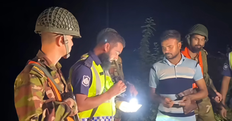 যমুনা সেতু মহাসড়কে রাতভর সেনাবাহিনীর চেকপোস্ট