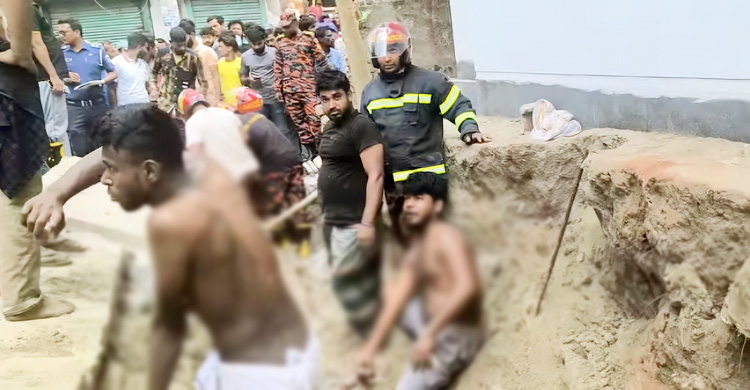 সিরাজগঞ্জে দেওয়াল ধসে শ্রমিকের মৃত্যু
