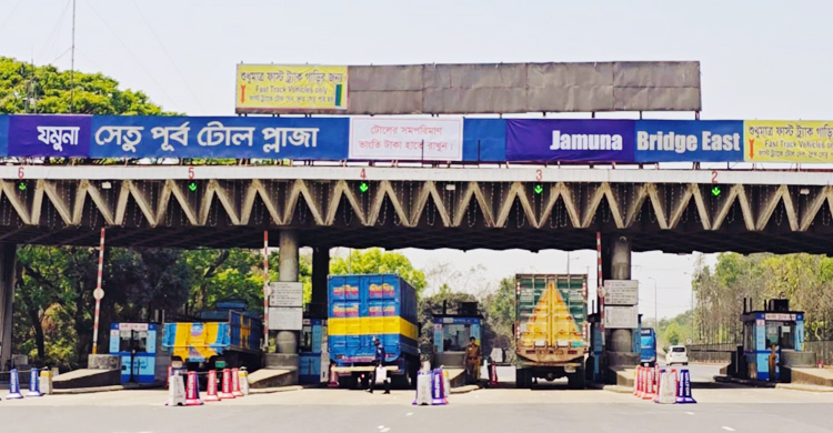 যমুনা সেতু দিয়ে একদিনে ৩৫ হাজার গাড়ি পারাপার