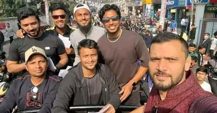 সাকিবের প্রচারণায় মাশরাফিসহ জাতীয় দলের ক্রিকেটাররা