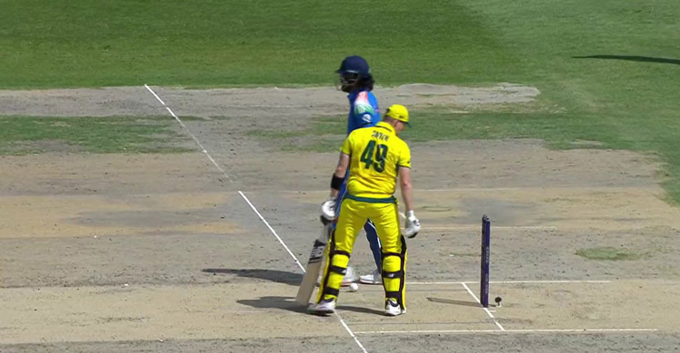 ক্যাচ মিস, বল লেগে ভাঙলো না স্টাম্প, অবশেষে আউট স্মিথ