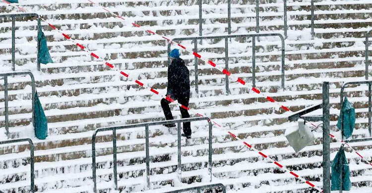 তীব্র তুষারপাতে জার্মানিতে স্থগিত বুন্দেসলিগার দুটি ম্যাচ
