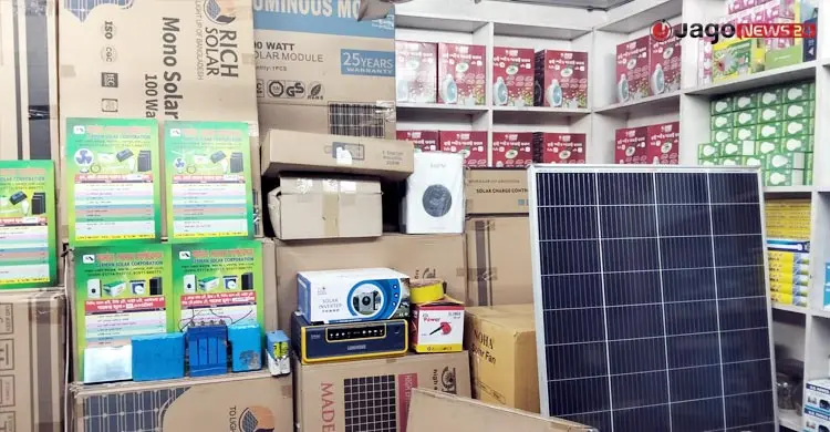 জ্বালানি সংকটের মধ্যে সোলার পণ্যের বিক্রি চাঙা