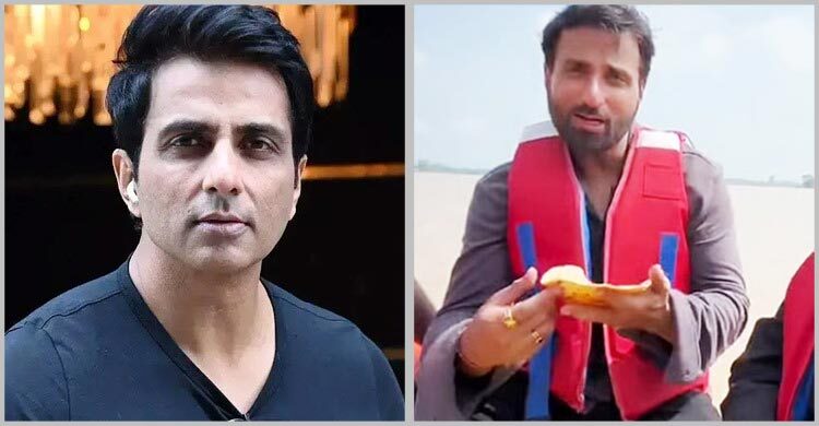 বন্যার্তদের সেবা করতে গিয়ে সোনু সুদের এ কী হাল!