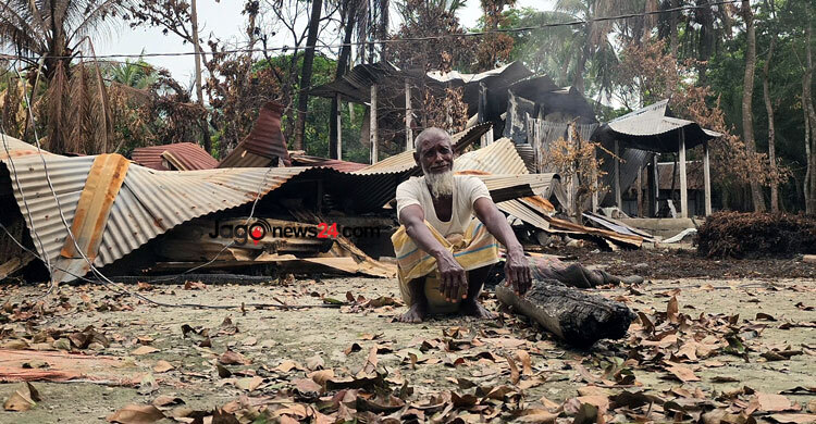 প্রতিশোধের আগুনে ভস্মীভূত ৭ বসতঘর