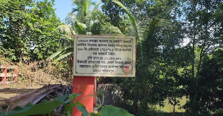 সাবেক সচিবের গাড়িচালকের পুকুরে যেতে ৩১ লাখ টাকার সরকারি সেতু