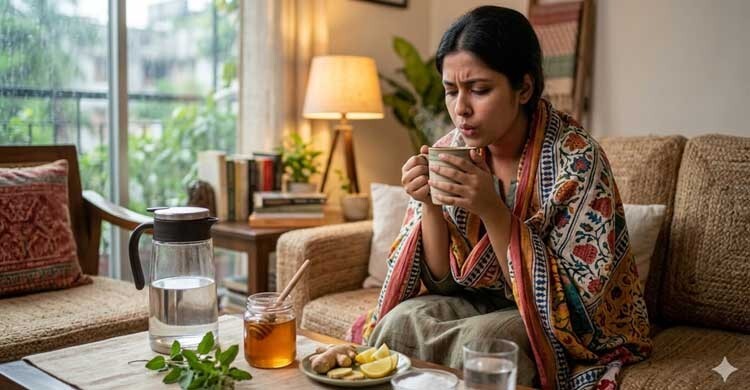 গলা ব্যথা? ঘরেই মিলবে স্বস্তির উপায়