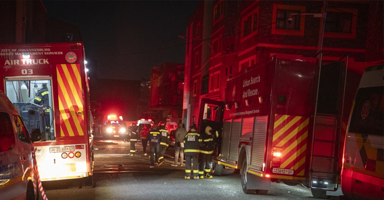 58 killed in fire in multi-storey building in Johannesburg