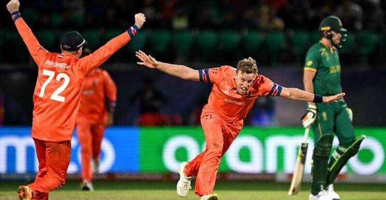 Plucky Netherlands stun high-flying South Africa in World Cup