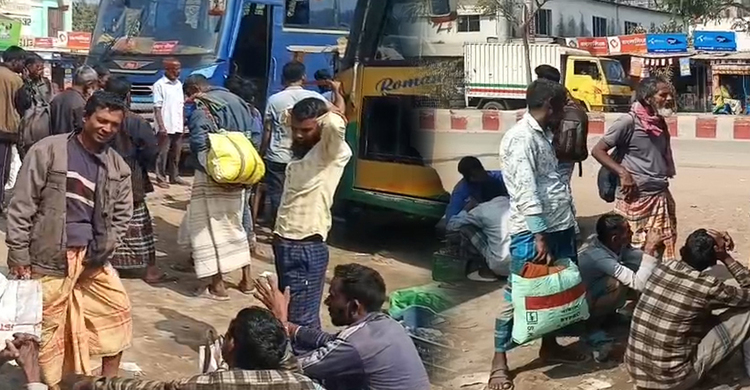 নেই কলকারখানা, কাজের সন্ধানে অন্য জেলায় ছুটছেন গাইবান্ধার শ্রমিকরা