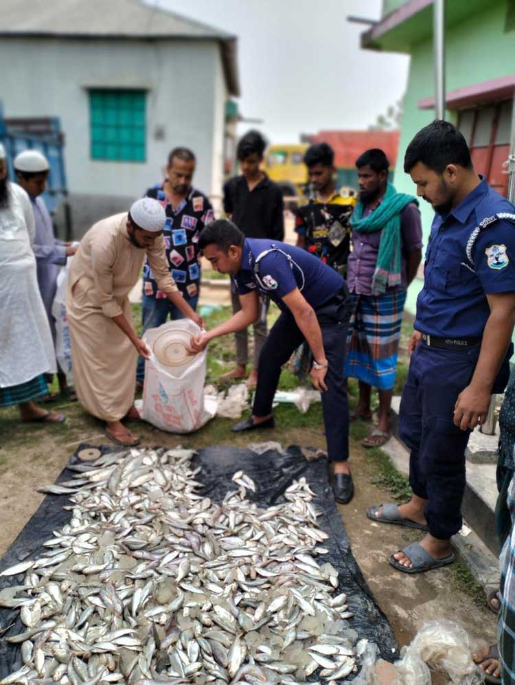 ১৭০ কেজি জাটকা গেলো এতিমখানায়