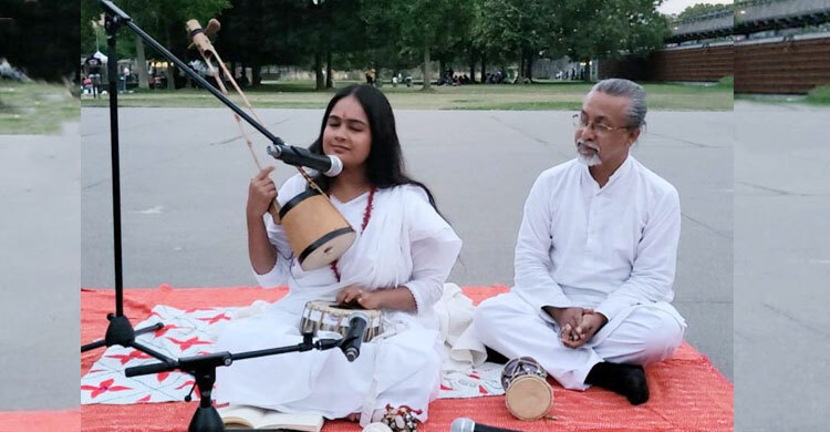 প্যারিসে চর্যাগান নিয়ে দুই সাধক
