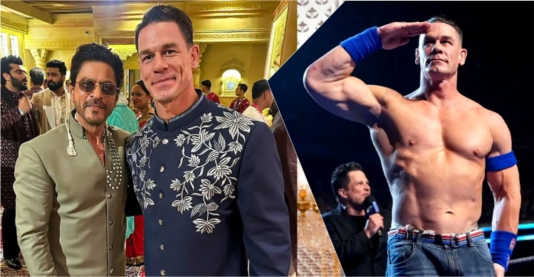 শাহরুখ খানকে প্রেরণার উৎস বললেন জন সিনা