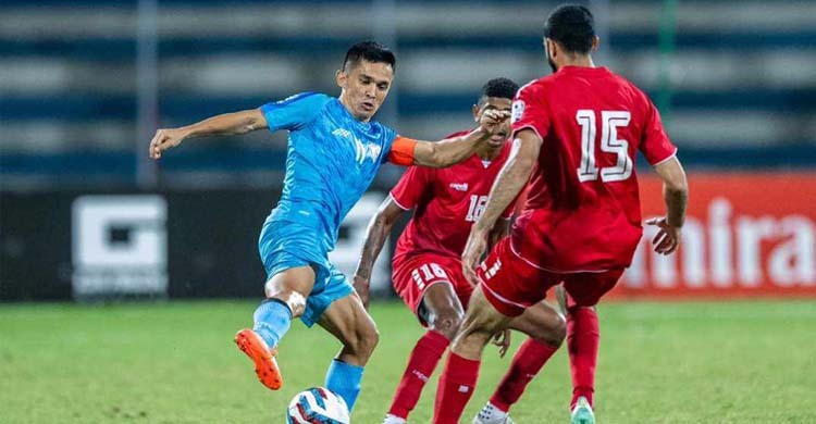 লেবাননকে টাইব্রেকারে হারিয়ে ফাইনালে ভারত