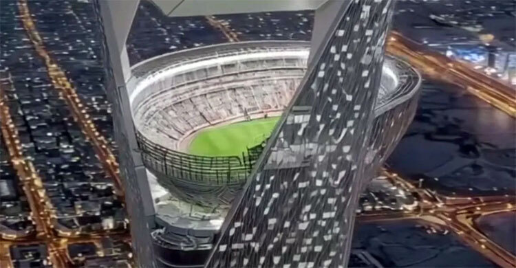 ৩৫০ মিটার উপরে স্টেডিয়াম, ২০৩৪ বিশ্বকাপে সৌদি চমক