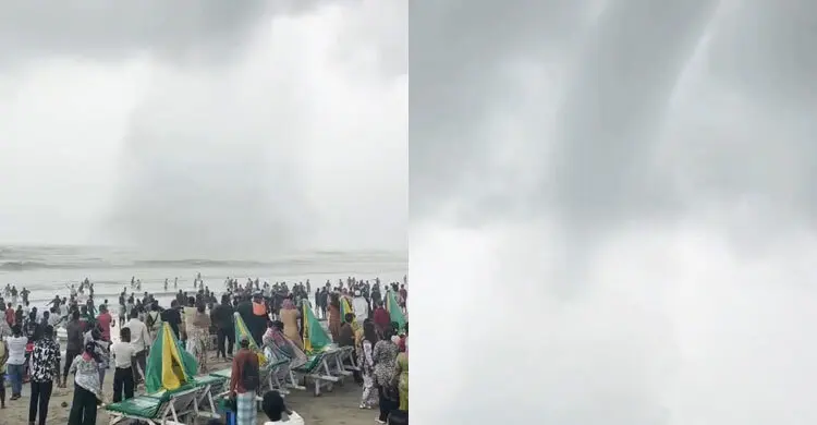 সৈকতে হঠাৎ টর্নেডো, আতঙ্কে কক্সবাজার ছাড়ছেন অনেক পর্যটক
