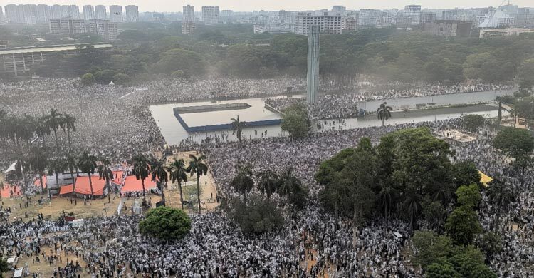March for Gaza concludes with pledge to stand by Palestinians