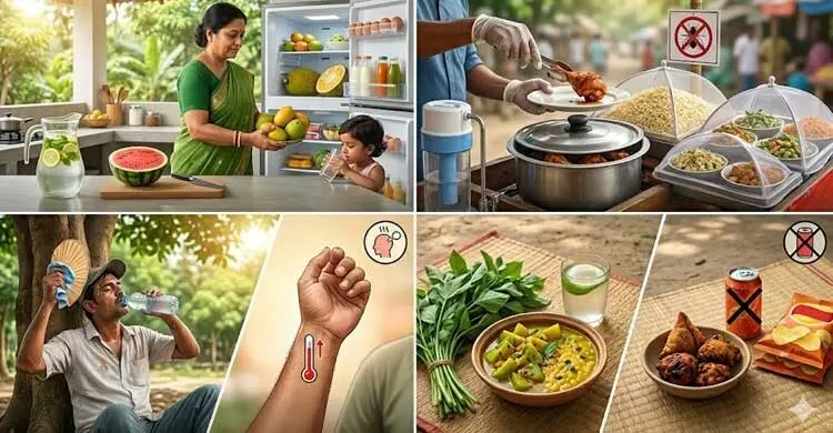 গরমে খাবার সতর্কতা ও স্বাস্থ্য পরামর্শ