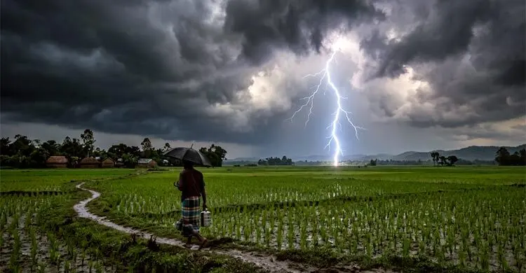 সুনামগঞ্জে বজ্রপাতে প্রাণ গেলো ৩ জনের