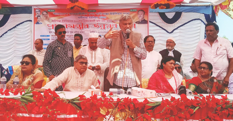 শেখ হাসিনা জেগে আছেন বলেই আমরা নিশ্চিন্তে ঘুমাতে পারছি