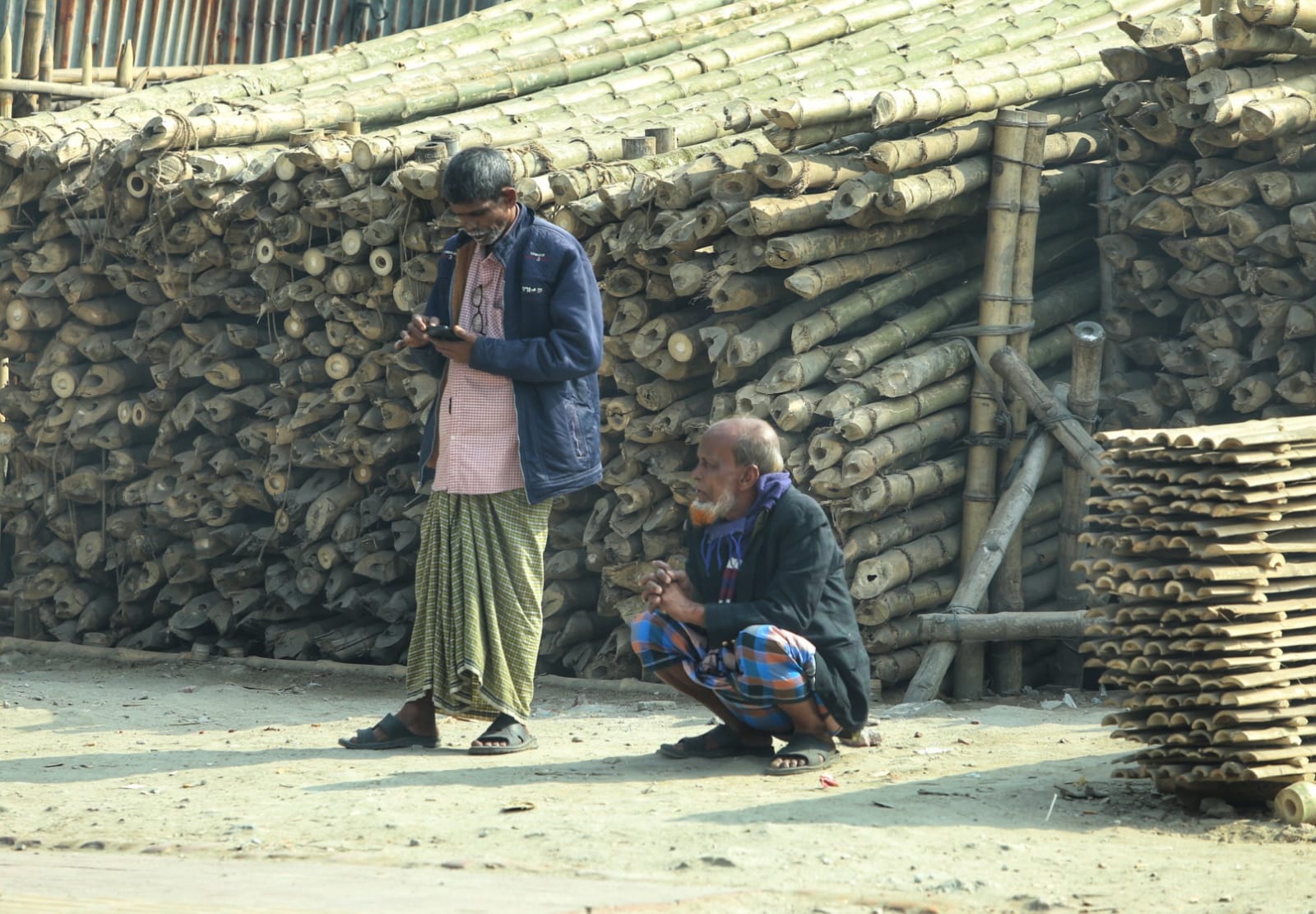 শৈত্যপ্রবাহের পর রোদ, শহরজুড়ে স্বস্তির দৃশ্য