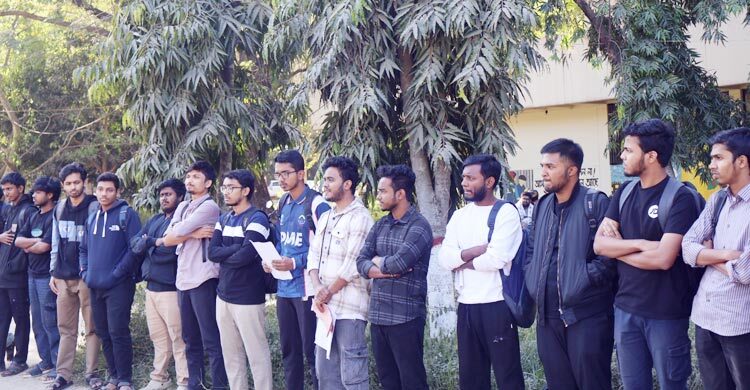 ক্যাম্পাসে ইন্টারনেট গতি বৃদ্ধিসহ ৭ দাবি শাবিপ্রবি শিক্ষার্থীদের