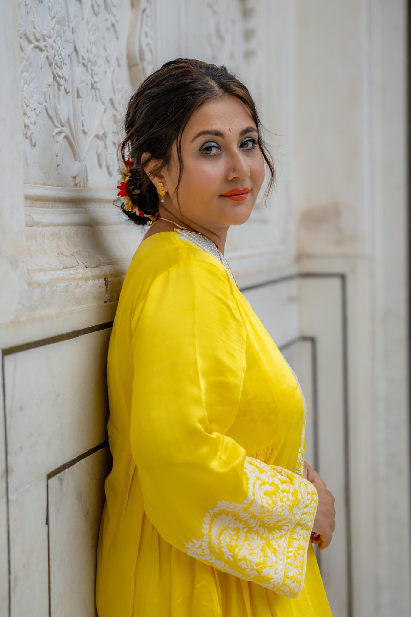 ফারসি সালোয়ারে স্বস্তিকা, স্মৃতির রঙে মাতলেন অভিনেত্রী