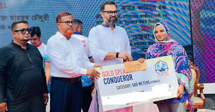জিয়া সুইমিং কার্নিভালে শাহনাজের সাফল্য