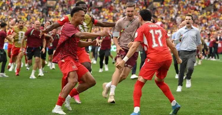 টাইব্রেকার জিতে কোয়ার্টার ফাইনালে আর্জেন্টিনাকে পেলো সুইজারল্যান্ড