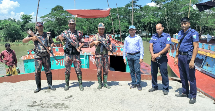 বিছনাকান্দিতে বালু উত্তোলন, ৬ লাখ টাকা জরিমানা