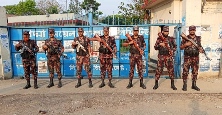 সিলেটে তেলের ডিপোর নিরাপত্তায় বিজিবি