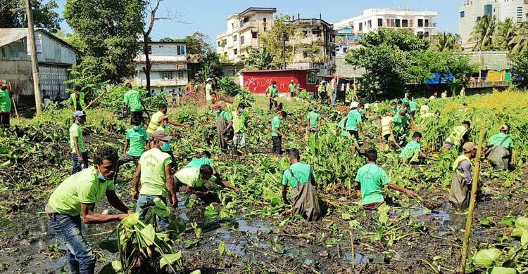 তারুণ্যের উৎসব ঘিরে সিলেটে পরিচ্ছন্নতা অভিযান