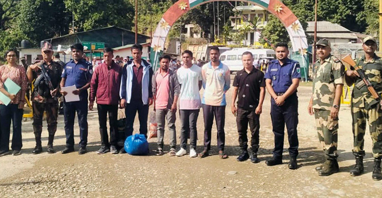ভারতে সাজাভোগ শেষে দেশে ফিরলেন সিলেটের ৫ যুবক