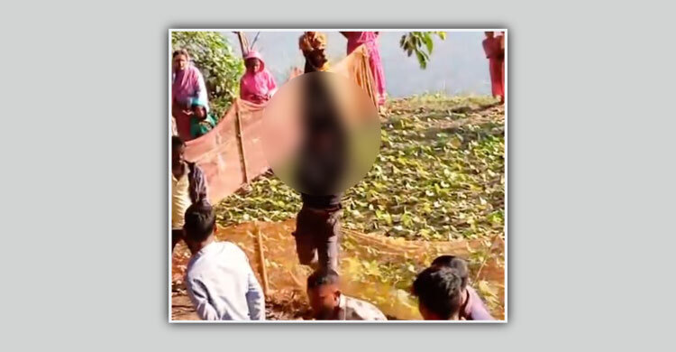 সিলেটে ‌‘চোর সন্দেহে’ প্রতিবন্ধী যুবককে গাছে ঝুলিয়ে নির্যাতন