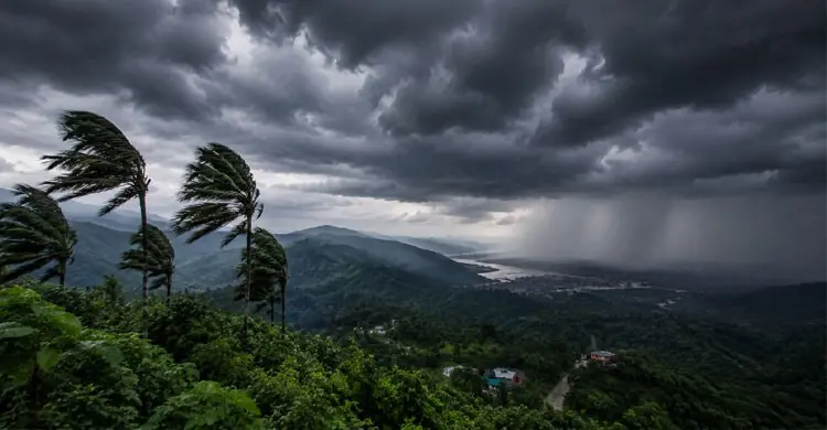 তিন অঞ্চলে ৬০ কিলোমিটার বেগে ঝড়ের আভাস