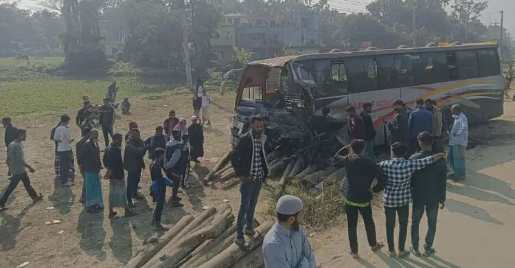 2 die as three buses collide in Sylhet