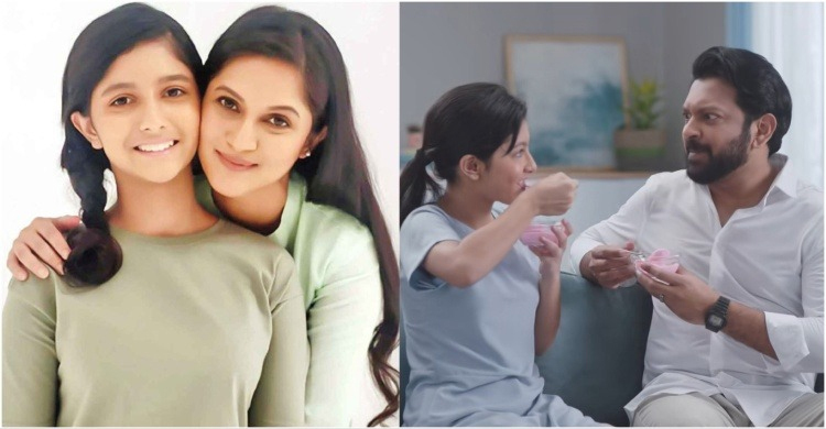 মায়ের পর এবার বাবার সঙ্গে অভিনয়ে তাহসান-মিথিলার মেয়ে