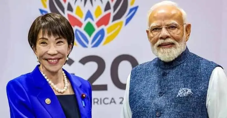 আগামী সপ্তাহে ভারত সফরে আসছেন জাপানের প্রধানমন্ত্রী তাকাইচি